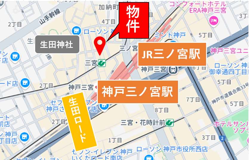 三ノ宮駅徒歩3分！駅近好立地！なかなか空きの出ない路面焼肉店居抜き！